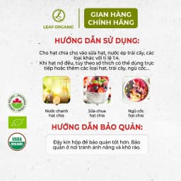 Thumbnail Hạt chia đen hữu cơ C'Lavie 200g - Hạt đều, giàu chất xơ, không chứa Cholesterol 3