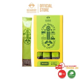 Thumbnail Hạt chia shot Organic DK Harvest nhập khẩu (1 hộp 15 shot) 15x6g - giảm cân, giàu omega3 1