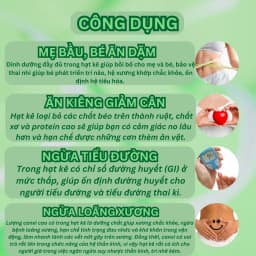 Thumbnail Hạt kê nếp vàng hữu cơ ONFOD đã tách vỏ ăn kiêng giảm cân bé ăn dặm mẹ bầu tiểu đường 100g 500g 2