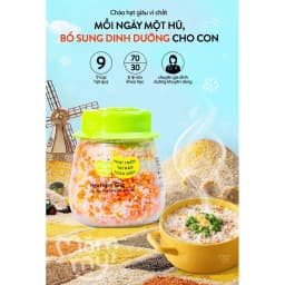 Thumbnail Hạt mix sẵn cho bé ăn dặm nhiều chất dinh dưỡng kết hợp bởi gạo sữa và nhiều loại hạt quý, 120g-145g 4