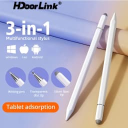 Thumbnail Hdoorlink 3 trong 1 Bút cảm ứng điện dung cho Android Pad Máy tính bảng Điện thoại di động Màn hình cảm ứng Bút chì vẽ Màn hình cảm ứng từ tính Bút cảm ứng 1