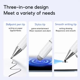 Thumbnail Hdoorlink 3 trong 1 Bút cảm ứng điện dung cho Android Pad Máy tính bảng Điện thoại di động Màn hình cảm ứng Bút chì vẽ Màn hình cảm ứng từ tính Bút cảm ứng 2