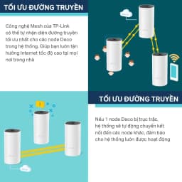 Thumbnail Hệ thống Wifi Mesh TP-Link Deco E4/M4/M5/S7/X10 Dành Cho Gia Đình 2