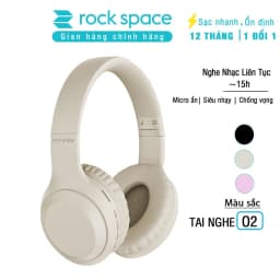 Thumbnail Headphone tai nghe bluetooth chụp tai không dây Rockspace O2 có mic hàng chính hãng BH 1 năm 1