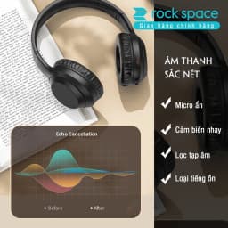 Thumbnail Headphone tai nghe bluetooth chụp tai không dây Rockspace O2 có mic hàng chính hãng BH 1 năm 4