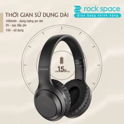 Thumbnail Headphone Tai nghe bluetooth chụp tai Rockspace O2 chính hãng có mic nghe nhạc 15h  bảo hành 1 năm 3