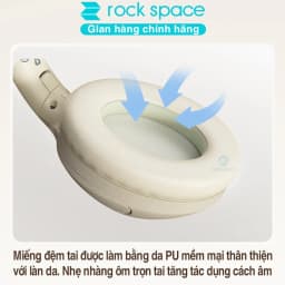 Thumbnail Headphone tai nghe chụp tai bluetooth không dây chống ồn chủ động ANC Rockspace O3 có mic 4