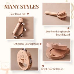 Thumbnail Hình Gấu Nhạc Cụ Trẻ Em Giáo Dục Sớm Nhạc Cụ Gõ Đồ Chơi Gấu Nhỏ Ringdrum 4