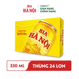 Thumbnail HỎA TỐC HÀ NỘI - COMBO 2 Thùng 24 lon Bia Hà Nội – HABECO (330ml/lon) 2