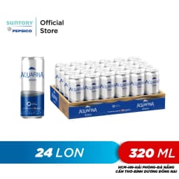 Thumbnail [HỎA TỐC]Thùng 24 Lon Nước Uống Có Gaz Aquafina Soda (320ml/lon) 2