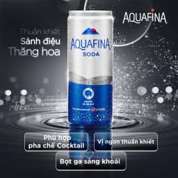 Thumbnail [HỎA TỐC]Thùng 24 Lon Nước Uống Có Gaz Aquafina Soda (320ml/lon) 4