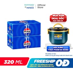 Thumbnail [HỎA TỐC-VC 12%] Combo 2 Thùng 24 Lon Pepsi (320ml/lon hoặc 350ml/lon) 2