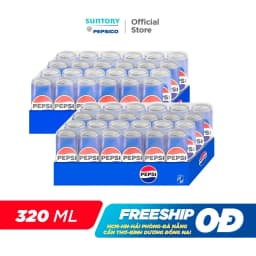 Thumbnail [HỎA TỐC-VC 12%] Combo 2 Thùng 24 Lon Pepsi (320ml/lon hoặc 350ml/lon) 3