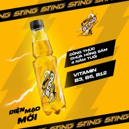 Thumbnail [HỎA TỐC-VC 12%] Thùng 24 Chai Nước Tăng Lực Sting Vàng (330ml/chai) 3