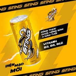 Thumbnail [HỎA TỐC-VC 12%] Thùng 24 Lon Nước Tăng Lực Sting Vàng (320ml/lon) 3