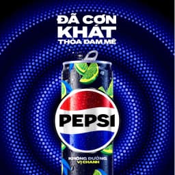 Thumbnail [HỎA TỐC-VC 12%] Thùng 24 Lon Nước Uống Có Gaz Pepsi Vị Chanh Không Calo (320ml/lon) 3