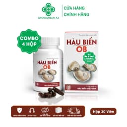 Thumbnail HOB- Bộ 4 Hộp Hàu Biển Ob Hết Sinh Lý Yếu, Tăng Chất Lượng Tinh Binh, Rối Loạn Cương Dương(Hộp 30v) 1