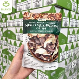 Thumbnail Hỗn hợp nấm sấy giòn DJ&A Úc 65g - Tốt Cho Sức Khỏe - Ăn vặt văn phòng - Snack nấm đông cô - Thay kẹo cho trẻ 1