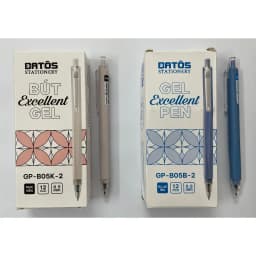 Thumbnail Hộp 12 cây bút gel bấm 0.5mm Batôs 3 Excellent GP-B05K-2 viết êm trơn , nét nhỏ chữ đẹp. 3