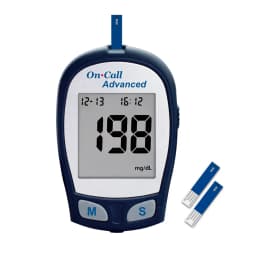 Thumbnail Hộp 25 Que Thử Đường Huyết On Call® Advanced Mỗi Que Trong Một Túi Nhôm Riêng 2