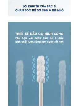Thumbnail Hộp 30 Que Gạc Rơ Lưỡi Cho Bé Sơ Sinh & Trẻ Nhỏ EmmaKids Siêu Mềm, Làm Sạch Dịu Nhẹ, An Toàn, Tiện Lợi IQKAO 3