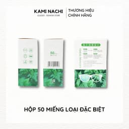 Thumbnail Hộp 50 miếng khăn lau nano hàng loại đặc biệt KAMI NACHI dùng 1 lần - Chống bám hơi nước, chống mờ sương cho kính 4