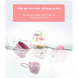 Thumbnail Hộp chia sữa bột KidAndMom hình gấu cho bé 3 tầng và 4 Tầng có quai đeo tiện dụng nhỏ gọn 4