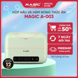 Thumbnail Hộp cơm điện Magic A-003, điều khiển cảm ứng, công suất 250W, khay cơm inox 304, bảo hành 12 tháng 1