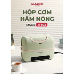 Thumbnail Hộp cơm điện Magic A-003, điều khiển cảm ứng, công suất 250W, khay cơm inox 304, bảo hành 12 tháng 2