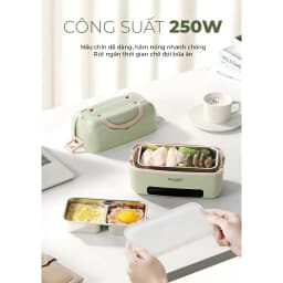 Thumbnail Hộp cơm điện Magic A-003, điều khiển cảm ứng, công suất 250W, khay cơm inox 304, bảo hành 12 tháng 4