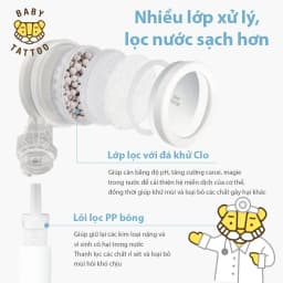 Thumbnail Hộp Lọc Đá Khử Clo Dư Type A Thay Thế Cho Vòi Sen Tắm Cao Cấp Lọc Nước Type A BABY TATTOO 2