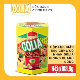 Thumbnail Hộp Lục Giác Kẹo Tết - Kẹo Alpenliebe, Mentos, Golia Hương sữa caramen, trái cây hỗn hợp, hương chanh gừng 2