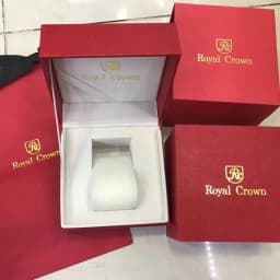 Thumbnail Hộp Đồng Hồ Royal Crown Chính Hãng Vỏ Gỗ Lót Nỉ Sang Trọng 2