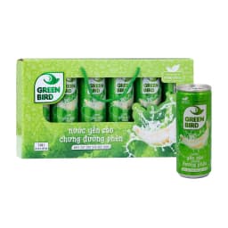 Thumbnail Hộp quà 6 lon Green Bird - Nước Yến Sào Chưng Đường Phèn - Hộp quà 6 lon * 240ml 3