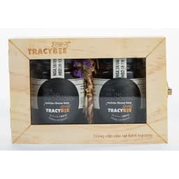 Thumbnail Hộp quà gỗ đôi mật ong Tracybee hoa chôm chôm 189ml 2