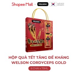 Thumbnail Hộp Quà Hỗ Trợ Sức Khoẻ Hỗ Trợ Tăng Đề Kháng Welson Cordyceps Gold 6 chai x 75ml 2