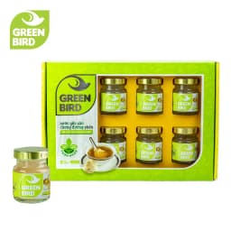 Thumbnail Hộp quà Nước Yến Sào Chưng Đường Phèn - GREEN BIRD - (6 hũ /72g) 2