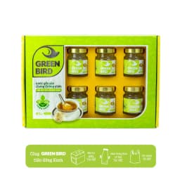 Thumbnail Hộp quà Nước Yến Sào Chưng Đường Phèn - GREEN BIRD - (6 hũ /72g) 3