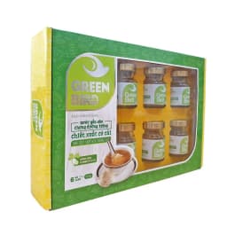 Thumbnail Hộp quà Nước Yến Sào Chưng Đường Kiêng Củ Cải - GREEN BIRD - (6 hũ /72g) 2