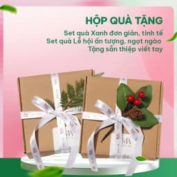 Thumbnail Hộp Quà Xanh Chất Liệu Giấy Kraft Thích Hợp Dùng Để Tặng Quà Người Thân, Tăng Sự Tinh Tế Và Tấm Lòng Của Người Gửi 1