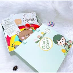 Thumbnail Hộp Tặng Quà Thiệp sinh nhật đầy tháng thôi nôi dành cho đựng Quần Áo Cho Bé MINTSCLOSET (Không Phải Hộp Quà Tặng) 1