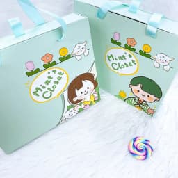 Thumbnail Hộp Tặng Quà Thiệp sinh nhật đầy tháng thôi nôi dành cho đựng Quần Áo Cho Bé MINTSCLOSET (Không Phải Hộp Quà Tặng) 3