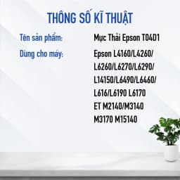 Thumbnail Hộp Thải Mực T04D1 Epson L4160/L4260/L6260/L6270/L6290/L14150/L6490/L6460/L616/L6190/L6170/ET/M2140/M3140/M3170/M15140 2