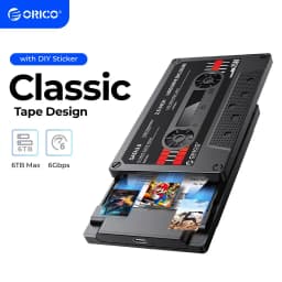 Thumbnail Hộp đựng ổ cứng gắn ngoài ORICO 2.5 '' SATA sang USB3.0 5Gbps / 6Gbps có nhãn dán DIY-2580U3 1