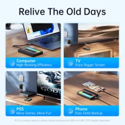 Thumbnail Hộp đựng ổ cứng gắn ngoài ORICO 2.5 '' SATA sang USB3.0 5Gbps / 6Gbps có nhãn dán DIY-2580U3 4