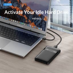 Thumbnail Hộp đựng ổ cứng ORICO 2,5 inch SATA sang USB3.0 Type-C HDD 6Gbps Max USB-C Vỏ ổ cứng SATA gắn ngoài Hỗ trợ tự động tắt tiếng (2577U3-V1) 1