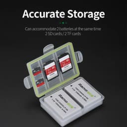 Thumbnail Hộp đựng pin máy ảnh LLANO chống thấm nước chống bụi bền chắc chuyên dụng 1