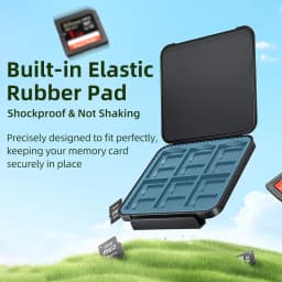 Thumbnail Hộp đựng thẻ Llano Hộp đựng thẻ nhớ chống nước & chống sốc cho thẻ SD / Micro SD TF Hộp đựng thẻ lưu trữ Hộp bảo vệ có nhãn 2
