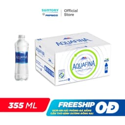 Thumbnail [HOT-CHỈ 89K]Thùng 24 Chai Nước tinh khiết Aquafina (355ml/chai) 3
