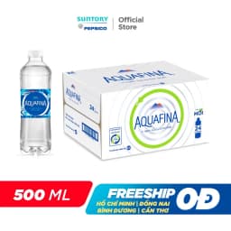 Thumbnail [HOT-CHỈ 91K] Thùng 24 Chai Nước tinh khiết Aquafina (500ml/chai) 2
